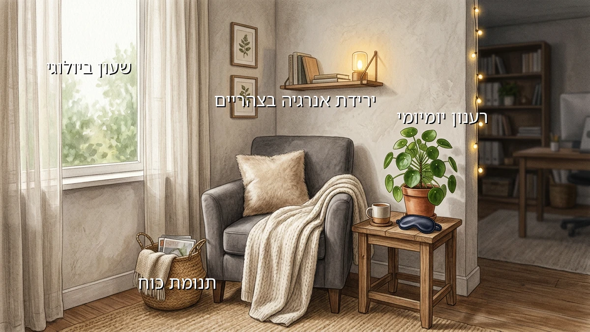 שנת צהריים קצרה לעובדים עסוקים לרענון