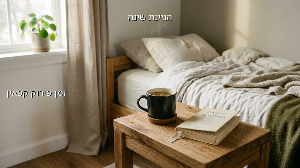 מתי להפסיק קפה כדי לישון טוב יותר